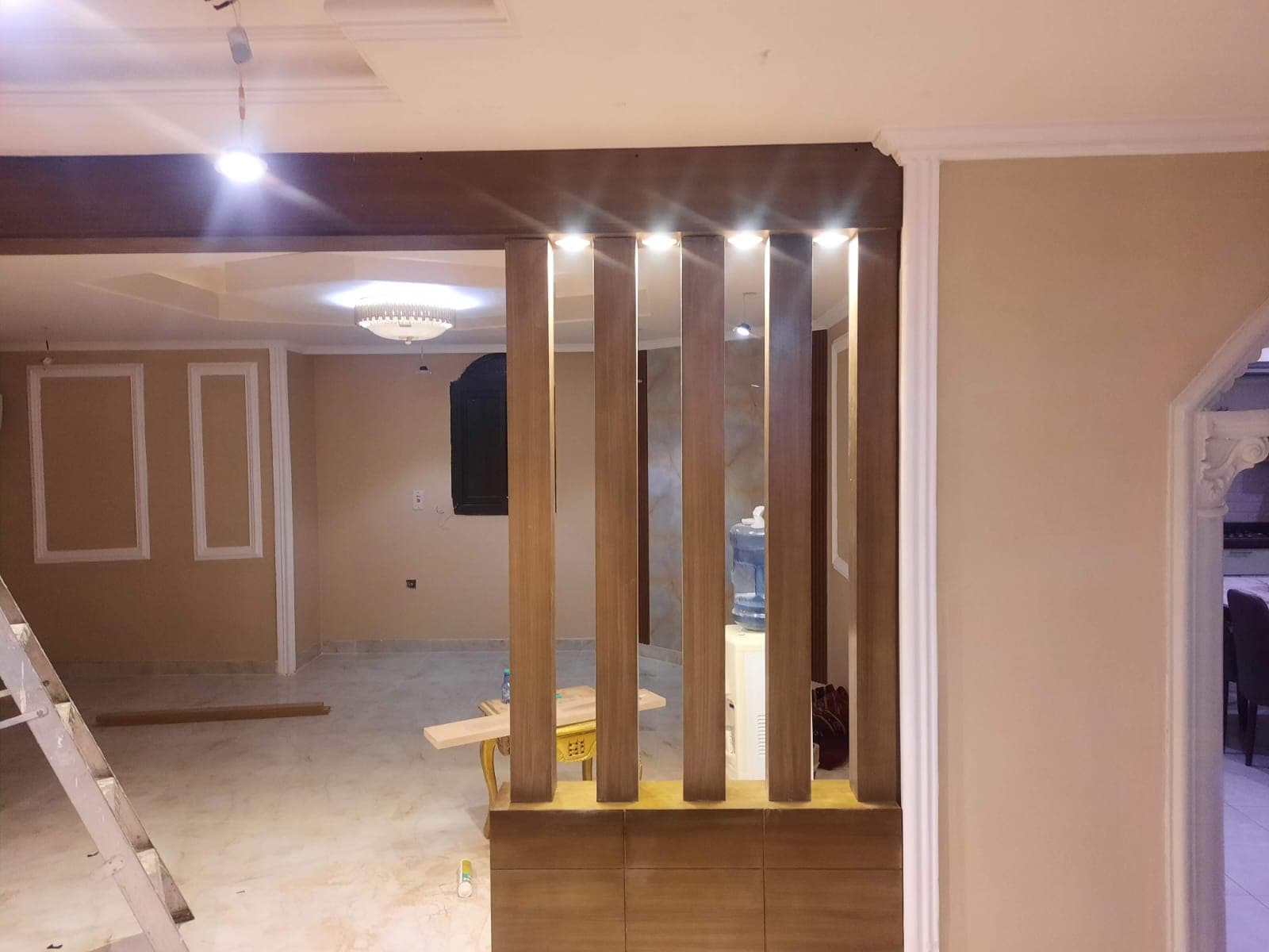 Wooden Partition Decor